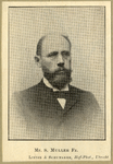 105793 Portret van Samuel Muller Fz., geboren Amsterdam 22 januari 1848, gemeentearchivaris te Utrecht (1874-1918), ...